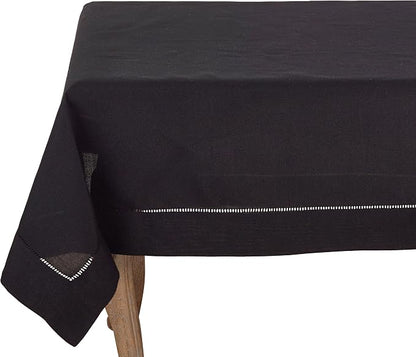 SARO LIFESTYLE Hemstitched Border Tablecloth by SaroLifestyle