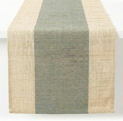 Table Runner, 13.8" × 72", 100% Natural Ramie, Handwoven | 100% Natural Ramie by GleeNflux