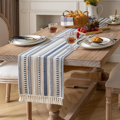 Caflife Boho Table Runner 90 Inchs Long, Dining Room Home Decor - Image 2