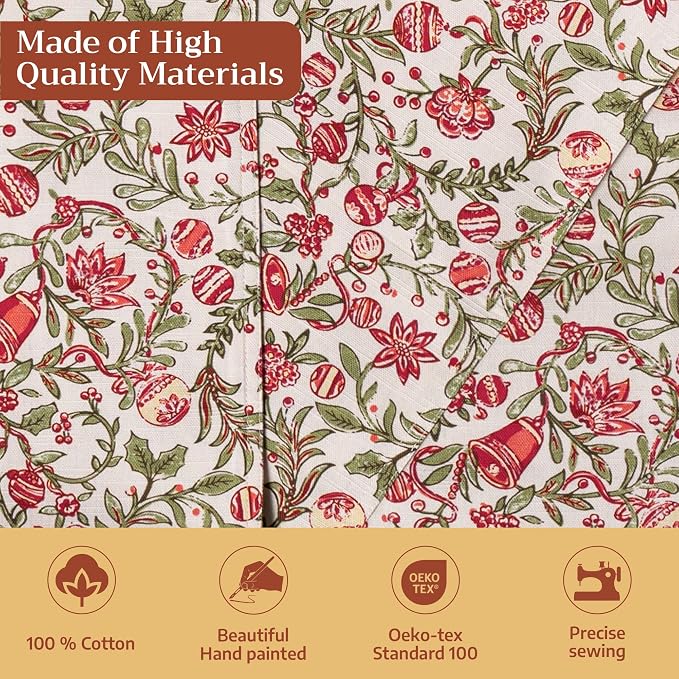 Maison d' Hermine Table Runner 100% Cotton 14.50" x 108" | Table Runners 108 - Image 3