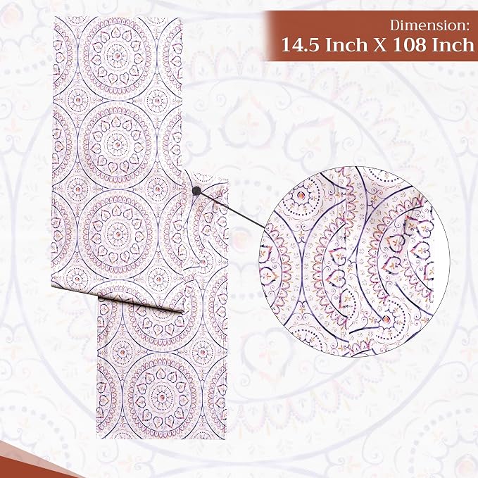 Maison d' Hermine Table Runner 100% Cotton 14.50" x 108" | Table Runners 108 - Image 4