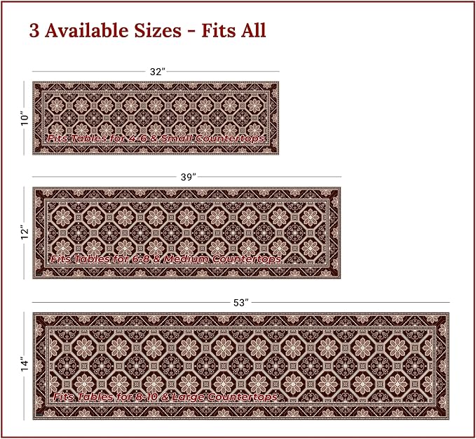 Heat Resistant Table Runner, 32 x 10 Inch - Image 4