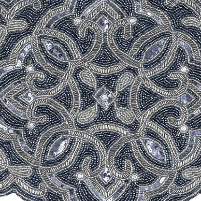 Beaded Table Runner 13 x 36 Inch, Handmade Glass Bead Table Runner - Image 6