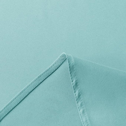 sancua Rectangle Tablecloth - 60 x 120 Inch - Stain and Wrinkle Resistant Washable Polyester Table Cloth, Decorative Fabric Table Cover for Dining Tables, Buffet Parties and Camping, Turquoise