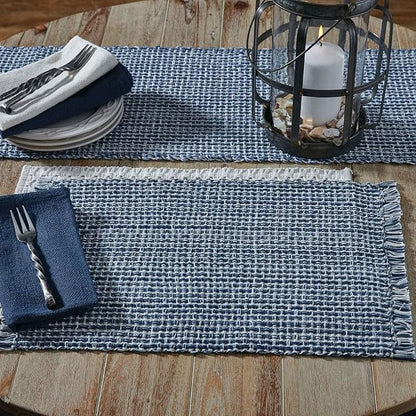 Park Designs Denim Tweed Table Runner 13" x 36" - Image 4