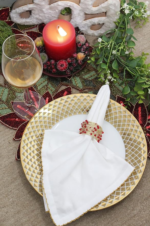 COTTON CRAFT Christmas Napkin Rings - Image 5