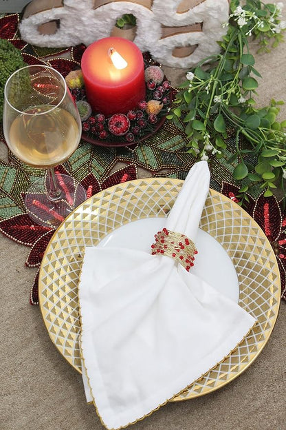COTTON CRAFT Christmas Napkin Rings - Image 5