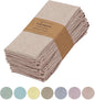 Ruvanti Cloth Napkins Set of 12, 18x18 Reusable Napkins Cloth Washable, Soft & Durable Table Napkin, Poly Cotton Fabric Dinner Napkins for Parties, Christmas, Thanksgiving, Weddings - Rust