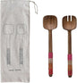 12 Inches Teakwood Kitchen Salad Servers by Unknown