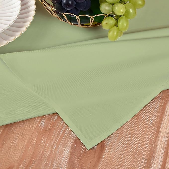 MEANMOY Sage Green Table Runner 36 Inches Long Waterproof Table Runners | - Image 5