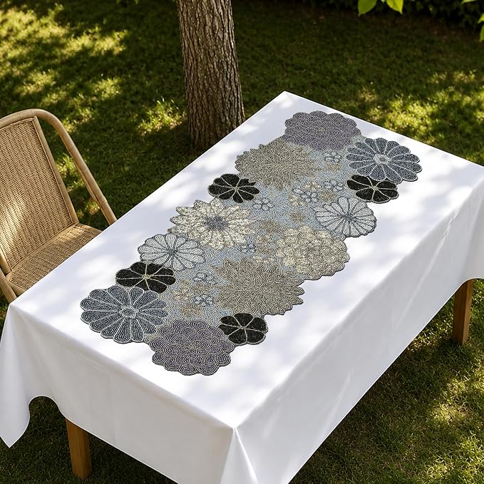 Beaded Table Runner 13 x 36 Inch - Image 8