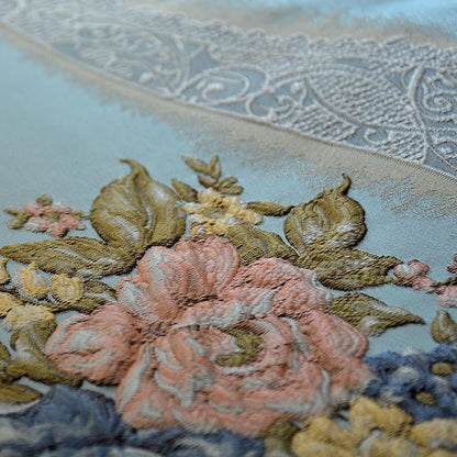 Extra Luxury Velvet Blue Table Runner 120 Inches Long - Image 4