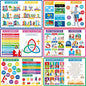 6 Pack Placemats for Kids, Non-Slip Washable Table Mats, Reusable Bible Themed by SpriteGru