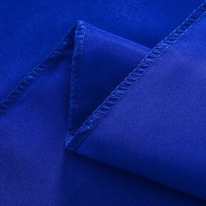 2-Pack 60x60 inch Royal Blue Table Cloths, Solid Stain and Wrinkle Resistant Tablecloth, Premium Plain Weave Polyester Fabric Rectangle Table Linen Covers for Hotel, Banquet