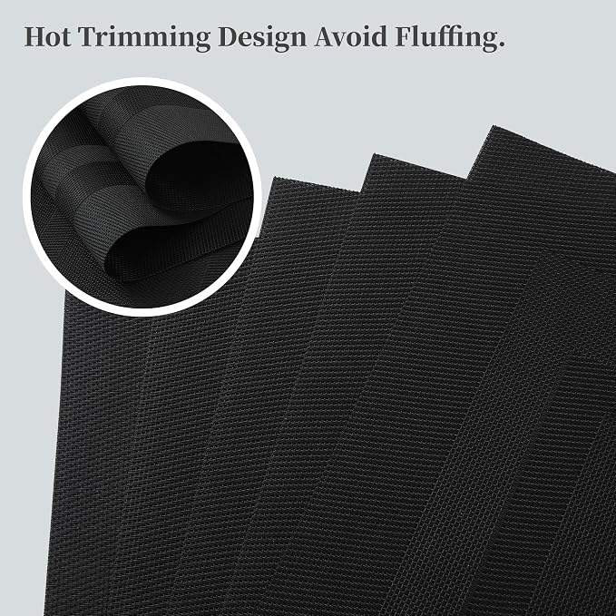 Leetaltree Black Frame Placemats Set of 4 - Image 3