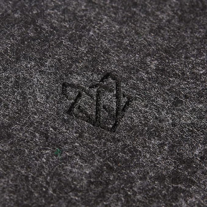 Premium Felt Drink Coasters | Square Dark Grey Set of 4 | 10 x 10cm | Absorbent & Non-Slip, Ideal for Home & Office Desks
