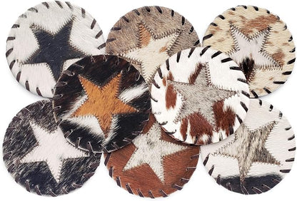 Natural Cowhide Coaster by LuxuryCowhides
