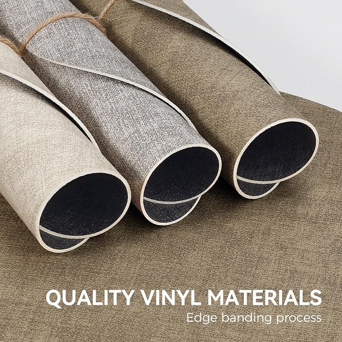 NCUE 13" Faux Leather Round Placemats Set of 6, Reversible Dual-Color | - Image 5