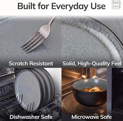 32 Piece Stoneware Dinnerware Set - Image 4