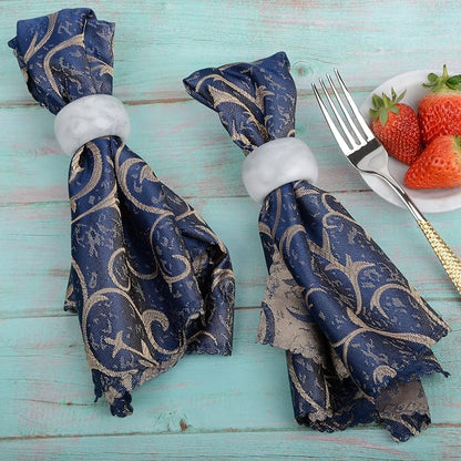 Napkin Rings, Marble Napkin Holder - Image 4