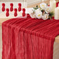 6 Pack Cheesecloth Table Runner 10Ft Christmas Gauze Boho Table Runners by Home