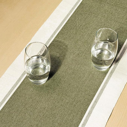 Cotton Table Runner, 14x72 Inch, Washable Boho Decor, Dining Kitchen - Image 2