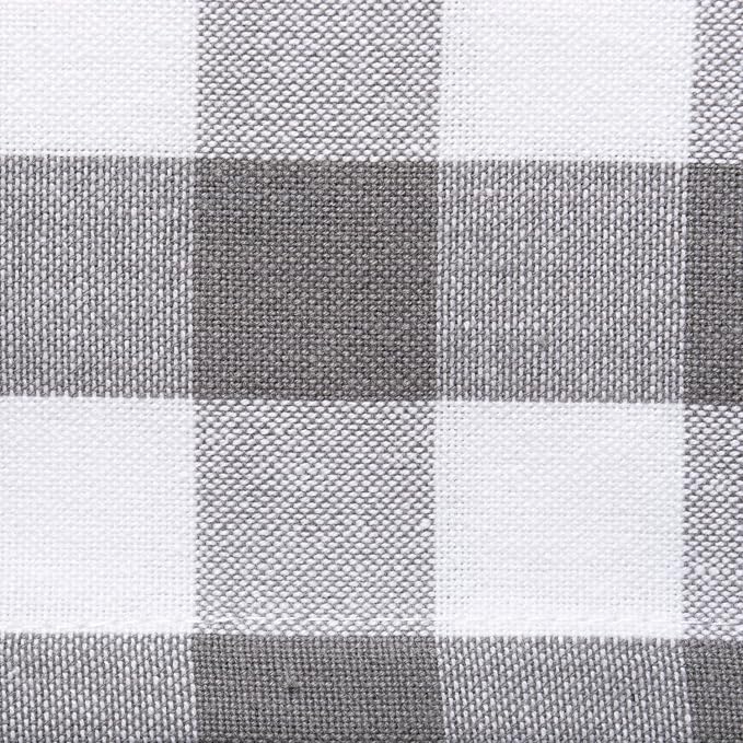 DII Checkered Tabletop Collection 100% Cotton, Machine Washable, Tablecloth - Image 2