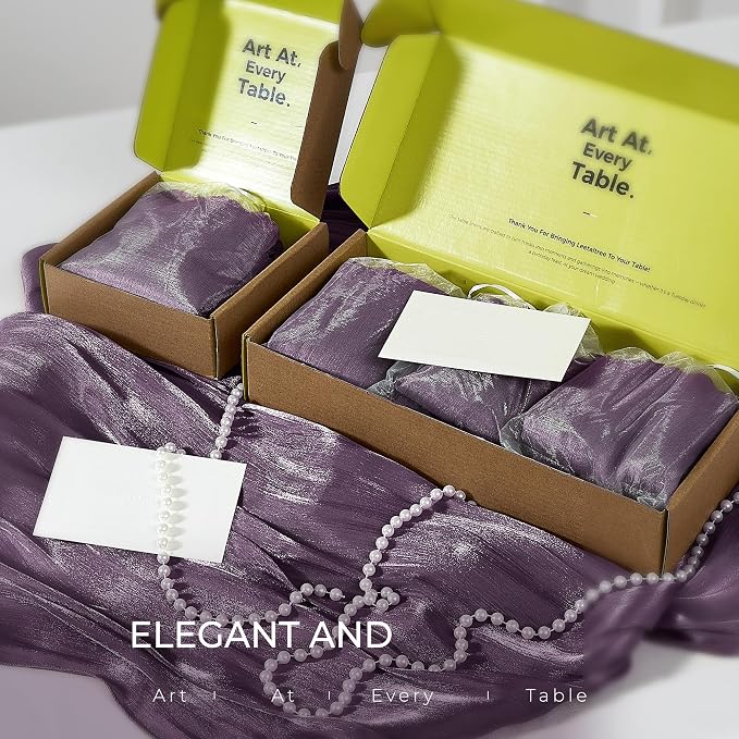 Leetaltree Dazzle Table Runner-Luxury Scarf Table Runner 120 Inch 10FT - Image 7