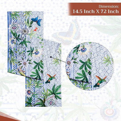 Maison d' Hermine Table Runner 100% Cotton 14.50" x 72" | Table Runners 72 - Image 4