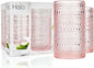 Glaver's Hobnail Drinking Glasses, Beaded Drinking Glasses, Bubble Glasses by Glavers