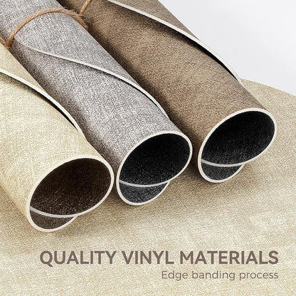 NCUE 13" Faux Leather Round Placemats Set of 4, Reversible Dual-Color | - Image 5