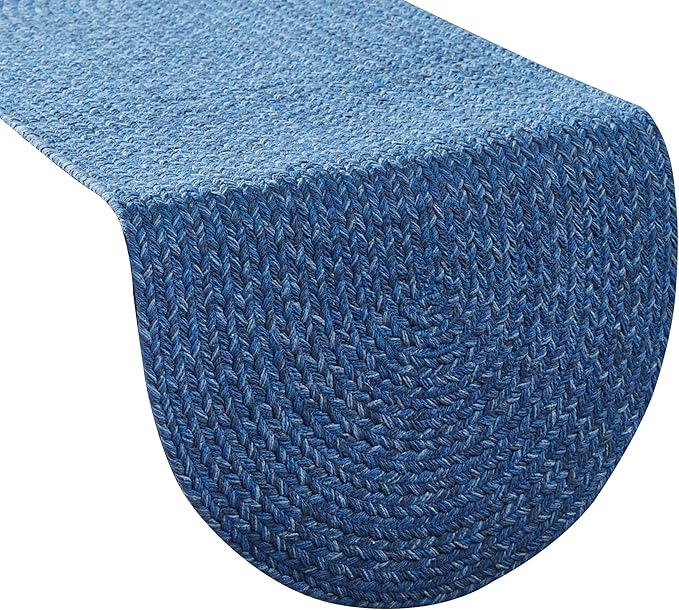 Park Designs Blue Spice Bin Table Runner 15" x 36", Braided | Cotton | Thickly by ParkDesigns