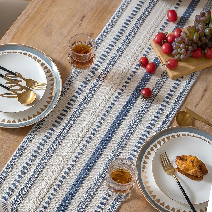 Caflife Boho Table Runner 60 Inchs Long, Dining Room Home Decor - Image 6