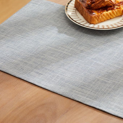 Rustic Cotton Linen Table Runner, 13x72 Inches Blue | Farmhouse Style Linen - Image 6