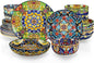 vancasso 24 Pieces Dinnerware Sets, Plates and Bowls Set, Porcelain Dishes Set by vancasso
