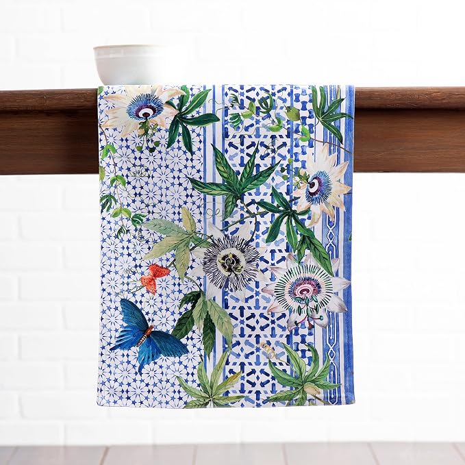 Maison d' Hermine Table Runner 100% Cotton 14.50" x 72" | Table Runners 72 - Image 9