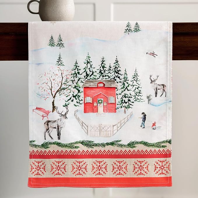 Maison d' Hermine Table Runner 100% Cotton 14.50" x 108" | Table Runners 108 - Image 8
