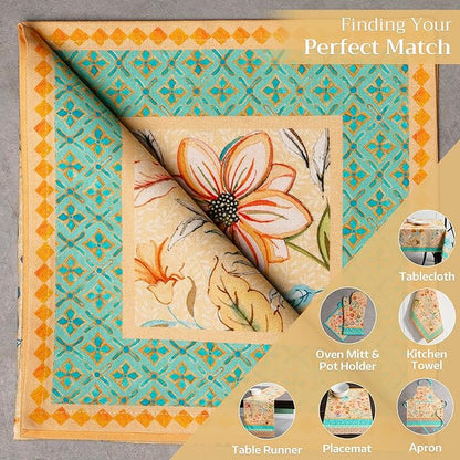 Maison d' Hermine Cloth Napkins Set of 4 100% Cotton Everyday Reusable Square Napkins Cloth Washable Dinner Wedding Restaurant Valentines Day Decorations Spring/Summer (Luxury Loft - Peach, 20" x 20")