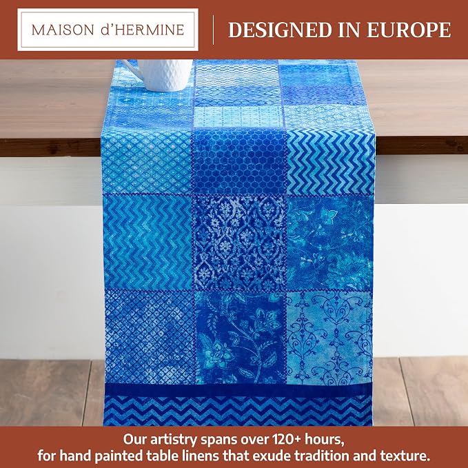 Maison d' Hermine Table Runner 100% Cotton 14.50" x 108" | Table Runners 108 - Image 2