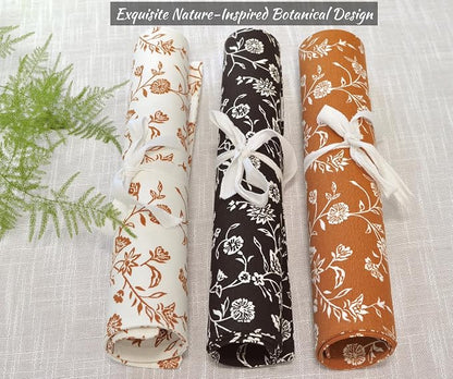 Floral Dining Table Placemats Vintage Flowers Botanical Design Rustic Vintage - Image 7