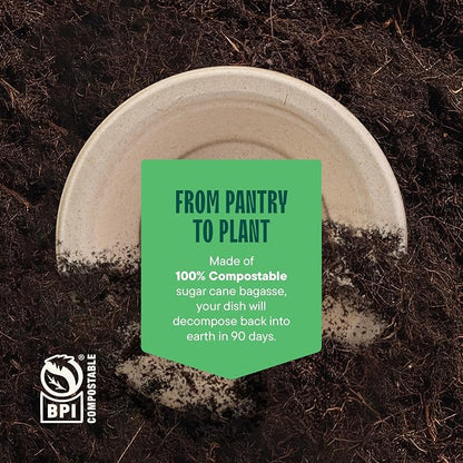 100% Compostable Paper Bowls - 12 oz Heavy Duty Soup Bowls | Eco-Friendly - Image 6