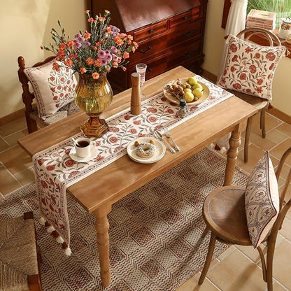 Designer French Linen Table Runner, Kitchen Decor, Dining Table, Thanksgiving - Image 9