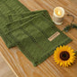 Keketoarrange Boho Macrame Table Runner 12x60 Inch | Woven Burlap Rustic Runner by KEKETOARRANGE