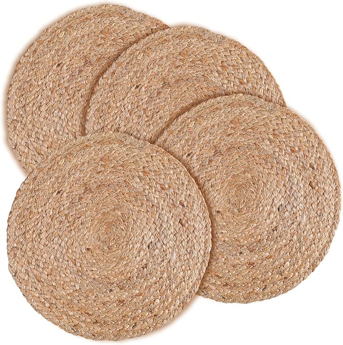 The Home Talk Jute Cotton Hand Woven Table Runner/Placemats by TheHomeTalk