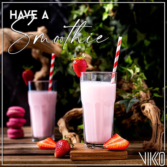 Vikko Drinking Glasses, Thick and Sturdy Kitchen Glasses, Dishwasher Safe - Image 5