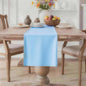 MEANMOY Baby Blue Table Runner 36 Inches Long Waterproof Table Runners | by MEANMOY