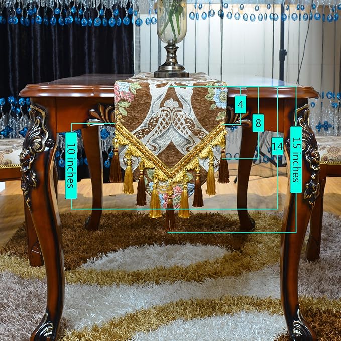 Extra Luxury Velvet Blue Table Runner 120 Inches Long - Image 2
