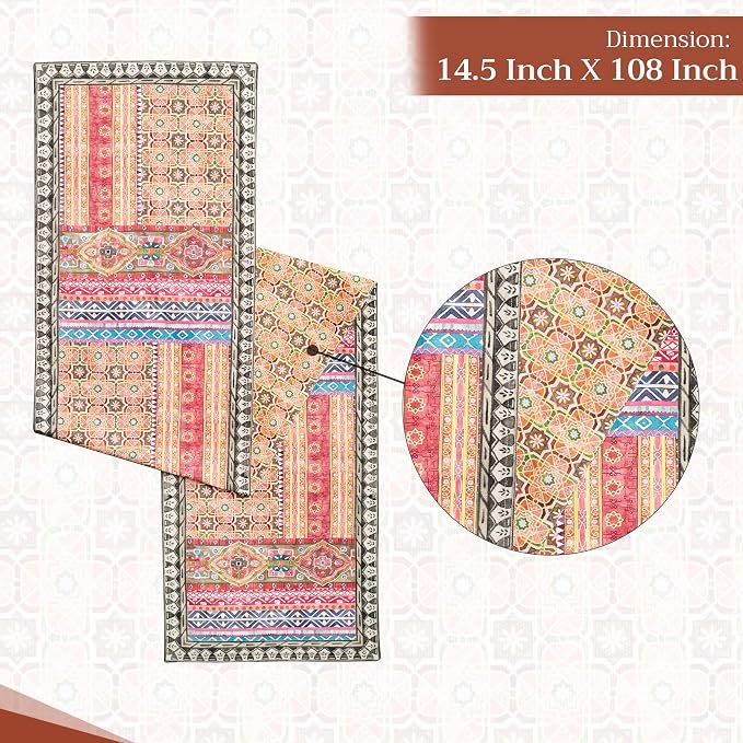 Maison d' Hermine Table Runner 100% Cotton 14.50" x 108" | Table Runners 108 - Image 4
