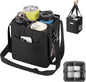 4 Cup Drink Carrier Bag, Insulated Cup Caddy by NIUFEEK