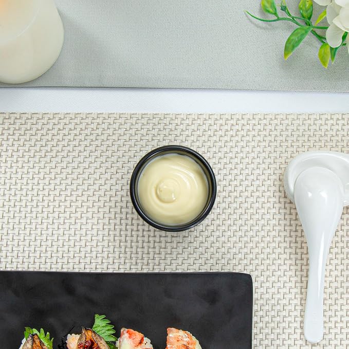 Restaurantware Voga 2 Ounce Sauce Cups 10 Round Dipping Cups - Image 7